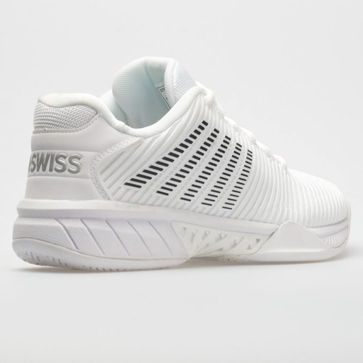 White / Black Orthofeet K-Swiss Hypercourt Express 2 Women's Tennis Shoes | KTBVD4273