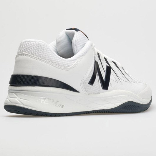 White / Black Orthofeet New Balance 1006 Men's Tennis Shoes | TBSAV2837