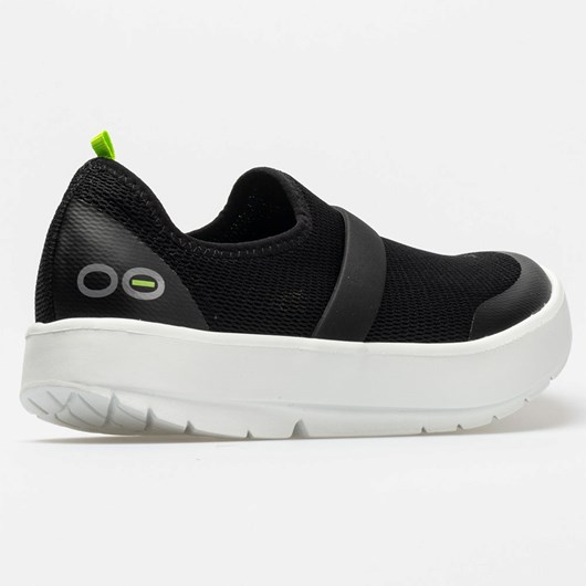 White / Black Orthofeet OOFOS OOmg Low Women's Walking Shoes | PKVGA4159