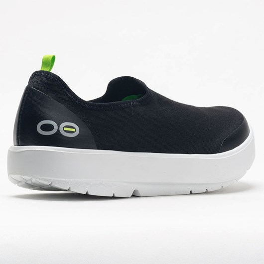 White / Black Orthofeet OOFOS OOmg eeZee Women's Walking Shoes | ZOXRJ0852