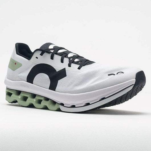 White / Black Orthofeet On Cloudboom Echo Men's Running Shoes | FDQRM7305