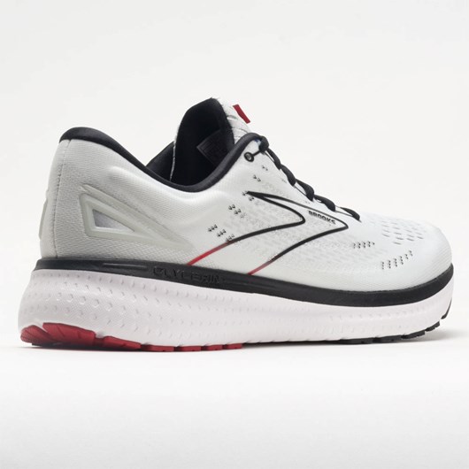 White / Black / Red Orthofeet Brooks Glycerin 19 Men's Running Shoes | IYAUW3804