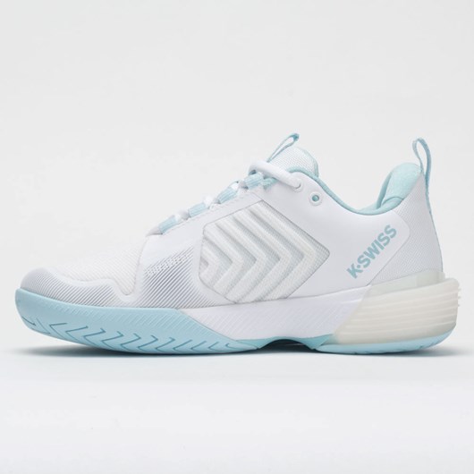 White / Blue Glow Orthofeet K-Swiss Ultrashot 3 Women's Tennis Shoes | SEYFK8645