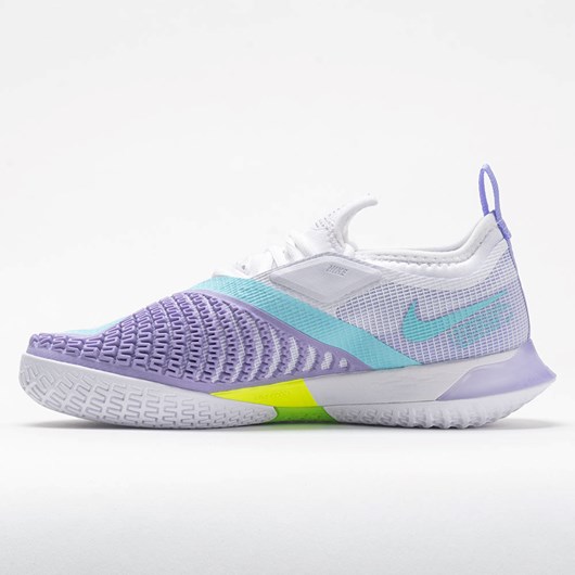 White / Copa / Purple Pulse / Volt Orthofeet Nike React Vapor NXT Women's Tennis Shoes | PFNAL2408