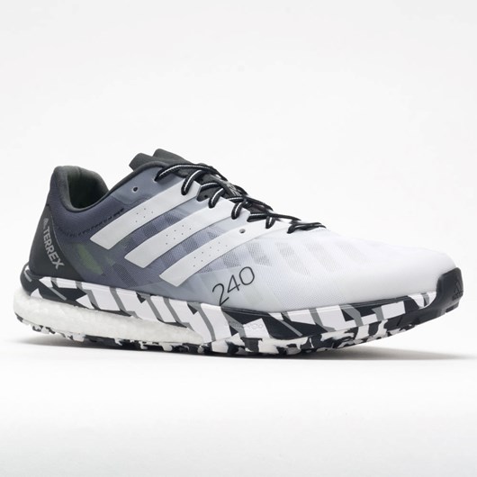 White / Core Black Orthofeet adidas Terrex Speed Ultra Men's Trail Running Shoes | YSQBI3104