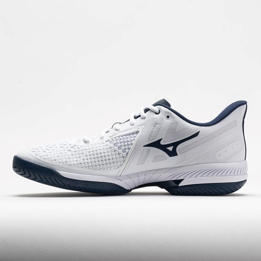 White / Dress Blue Orthofeet Mizuno Wave Exceed Tour 5 AC Men's Tennis Shoes | TMBWH1326