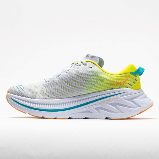 White / Evening Primrose Orthofeet Hoka One One Bondi X Men's Running Shoes | TPWUI9283