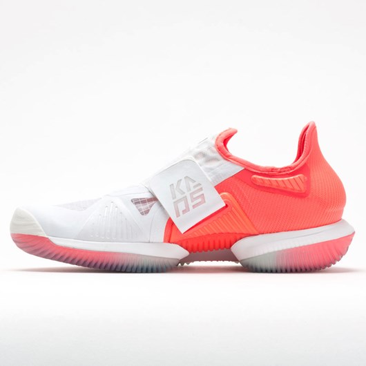 White / Fiery Coral / Soothing Sea Orthofeet Wilson Kaos Mirage Women's Tennis Shoes | UVIAX8531