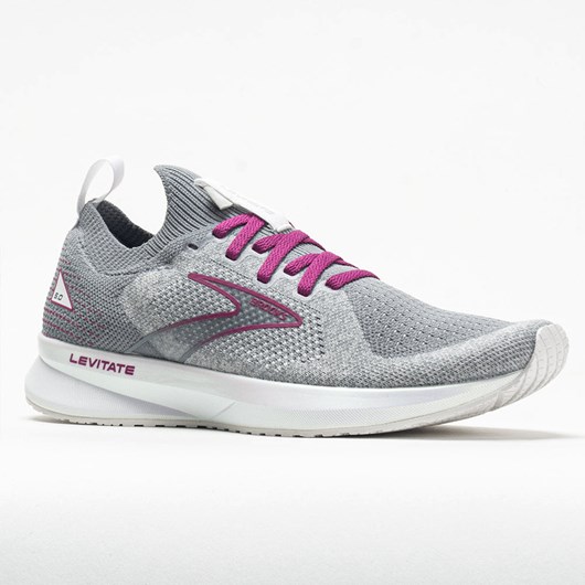 White / Gray / Baton Rouge Orthofeet Brooks Levitate Stealthfit 5 Women's Running Shoes | EPNIL2315