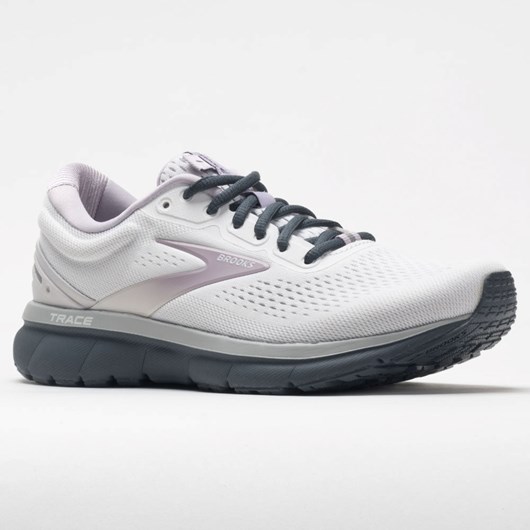 White / Gray / Ombre Blue Orthofeet Brooks Trace Women's Running Shoes | XTDMV1847