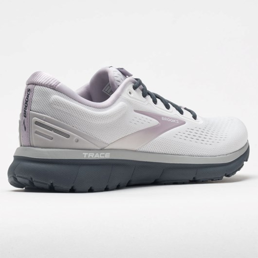 White / Gray / Ombre Blue Orthofeet Brooks Trace Women's Running Shoes | XTDMV1847