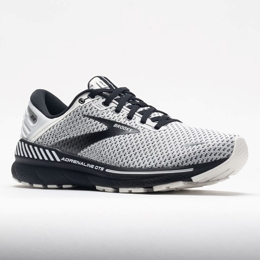 White / Grey / Black Orthofeet Brooks Adrenaline GTS 22 Men's Running Shoes | OADBG1364