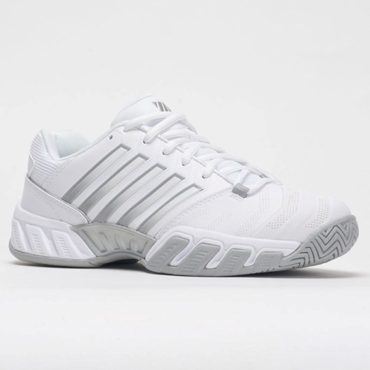 White / High-Rise / Silver Orthofeet K-Swiss Bigshot Light 4 Women's Tennis Shoes | VCEUK3865