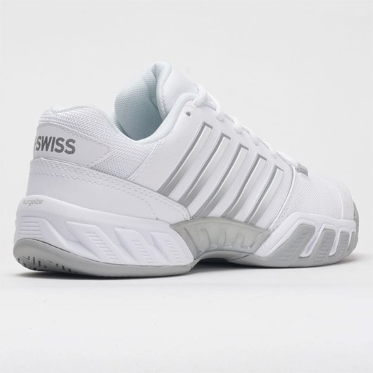 White / High-Rise / Silver Orthofeet K-Swiss Bigshot Light 4 Women's Tennis Shoes | VCEUK3865