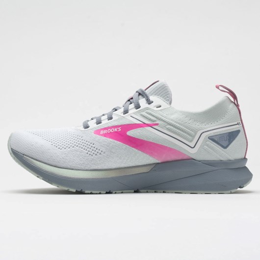 White / Ice Flow / Pink Orthofeet Brooks Ricochet 3 Women's Running Shoes | GAOJL2417