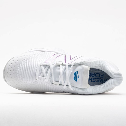 White / Laser Blue Orthofeet New Balance Fresh Foam Lav X v2 Women's Tennis Shoes | ENLBK6859