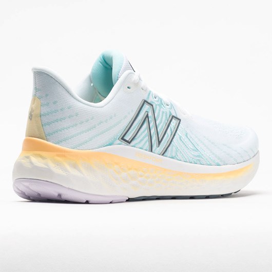 White / Light Mango Orthofeet New Balance Fresh Foam Vongo v5 Women's Running Shoes | ADQRT0876