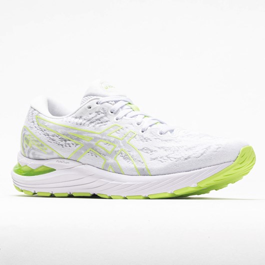 White / Lime Green Orthofeet ASICS GEL-Cumulus 23 Women's Running Shoes | PDFNQ7012