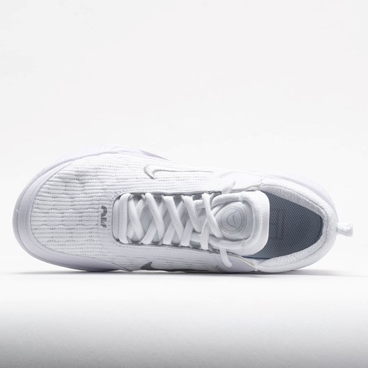 White / Metallic Silver / Grey Fog Orthofeet Nike Zoom NXT Women's Tennis Shoes | QEYUP8906