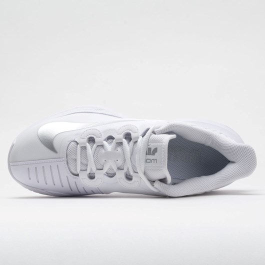 White / Metallic Silver Orthofeet Nike Air Zoom GP Turbo Women's Tennis Shoes | JSLNM1739