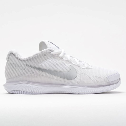 White / Metallic Silver Orthofeet Nike Air Zoom Vapor Pro Women\'s Tennis Shoes | VTZOM0569