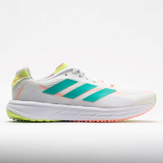 White / Mint Rush / Light Flash Orange Orthofeet adidas SL20.3 Women\'s Running Shoes | RGPTV3492