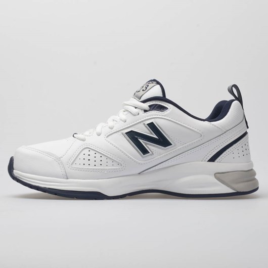 White / Navy Orthofeet New Balance 623v3 Men's Training Shoes | SQGYZ3657