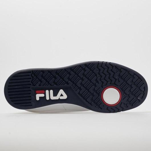 White / Navy / Red Orthofeet Fila Original Tennis Men's Lifestyle Sneakers | EUQON4872