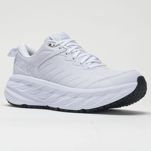 White Orthofeet Hoka One One Bondi SR Men's Walking Shoes | QVJCP4813