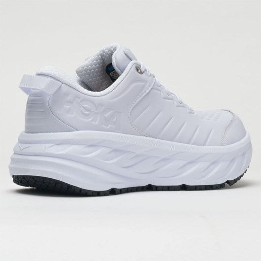 White Orthofeet Hoka One One Bondi SR Men's Walking Shoes | QVJCP4813