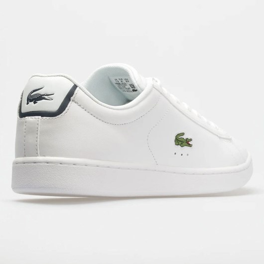 White Orthofeet Lacoste Carnaby Evo BL Men's Lifestyle Sneakers | PKQRZ3708