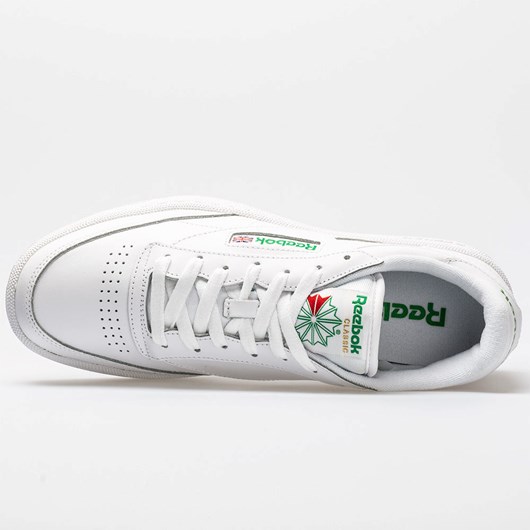 White Orthofeet Reebok Club C 85 Men's Lifestyle Sneakers | DWTNI2058