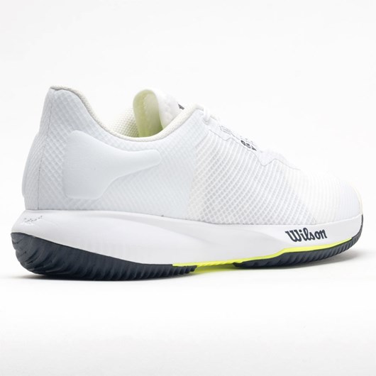 White / Outer Space / Safety Yellow Orthofeet Wilson Kaos Swift Men's Tennis Shoes | OWFHG0196