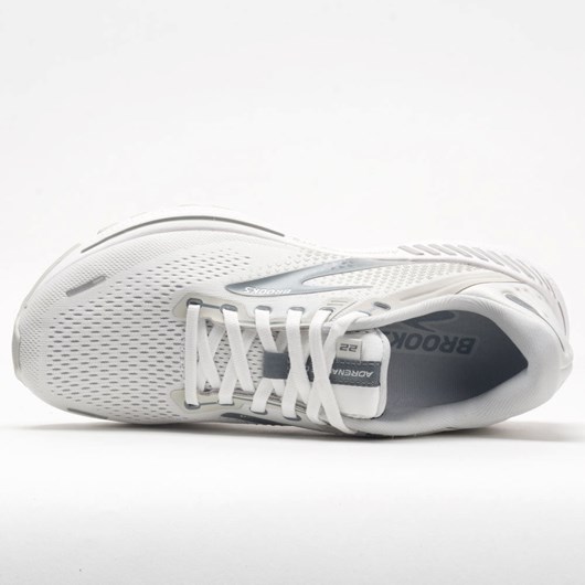 White / Oyster / Primer Gray Orthofeet Brooks Adrenaline GTS 22 Women's Running Shoes | OXSKZ0148