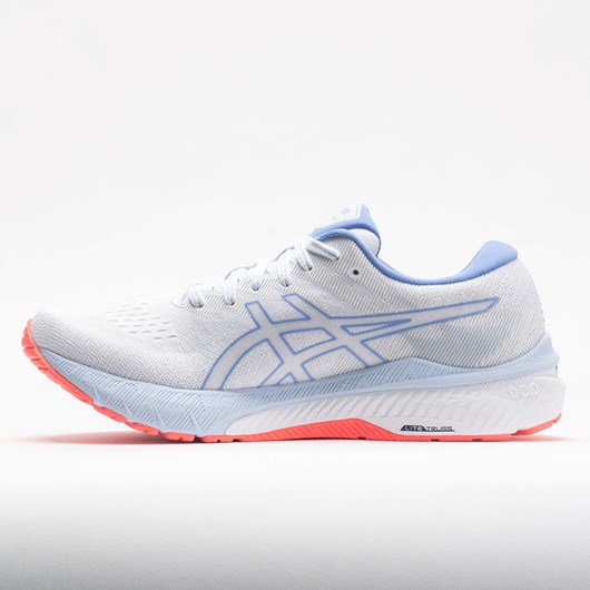 White / Periwinkle Blue Orthofeet ASICS GT-2000 10 Women's Running Shoes | AOBDM4675