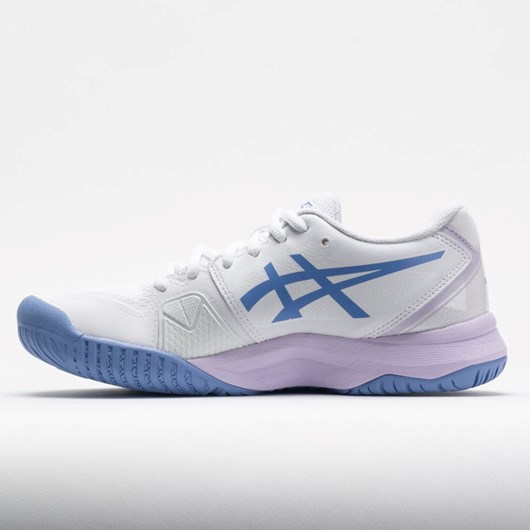 White / Periwinkle Blue Orthofeet ASICS GEL-Challenger 13 Women's Tennis Shoes | PYKSR8479