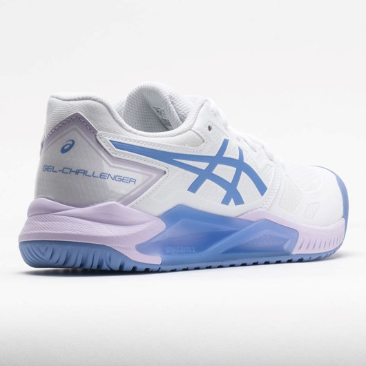 White / Periwinkle Blue Orthofeet ASICS GEL-Challenger 13 Women's Tennis Shoes | PYKSR8479