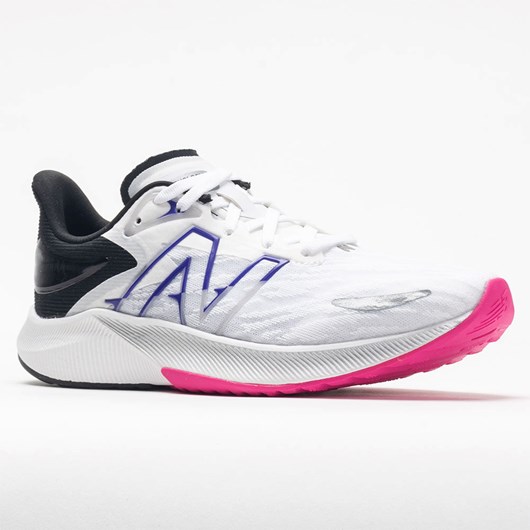 White / Pink Glo / Deep Violet Orthofeet New Balance FuelCell Propel v3 Women's Running Shoes | ULAOX2018