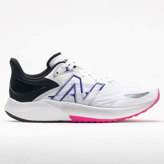 White / Pink Glo / Deep Violet Orthofeet New Balance FuelCell Propel v3 Women\'s Running Shoes | ULAOX2018