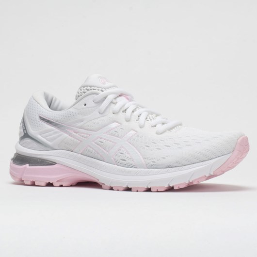 White / Pink Salt Orthofeet ASICS GT-2000 9 Women's Running Shoes | UPKQJ0136