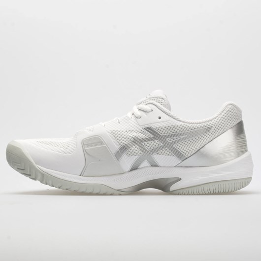 White / Pure Silver Orthofeet ASICS Court Speed FF Men's Tennis Shoes | KJEPW8651