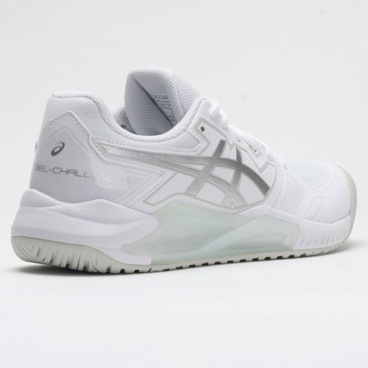 White / Pure Silver Orthofeet ASICS GEL-Challenger 13 Women's Tennis Shoes | DSVOL3856