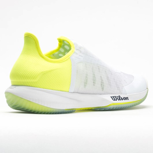 White / Safety Yellow / Soothing Sea Orthofeet Wilson Kaos Mirage Men's Tennis Shoes | NCPKY6950