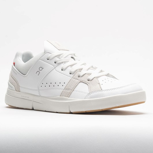 White / Sand Orthofeet On The Roger Clubhouse Men's Lifestyle Sneakers | PJQRB3186