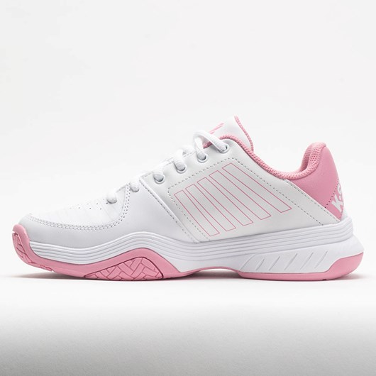 White / Sea Pink Orthofeet K-Swiss Court Express Women's Tennis Shoes | RFBJH5607