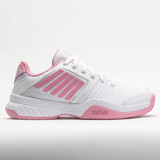 White / Sea Pink Orthofeet K-Swiss Court Express Women\'s Tennis Shoes | RFBJH5607