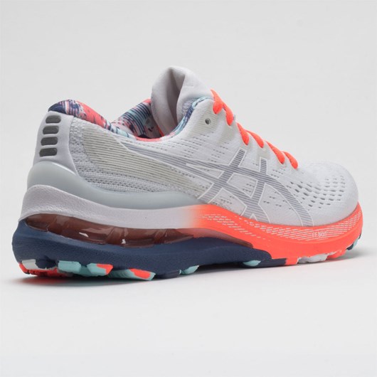 White / Thunder Blue Orthofeet ASICS GEL-Kayano 28 Women's Running Shoes | DVBSM9185