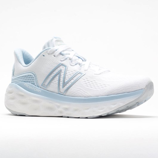 White / UV Glo / Ghost Pepper Orthofeet New Balance Fresh Foam More v3 Women's Running Shoes | PTBWJ2907