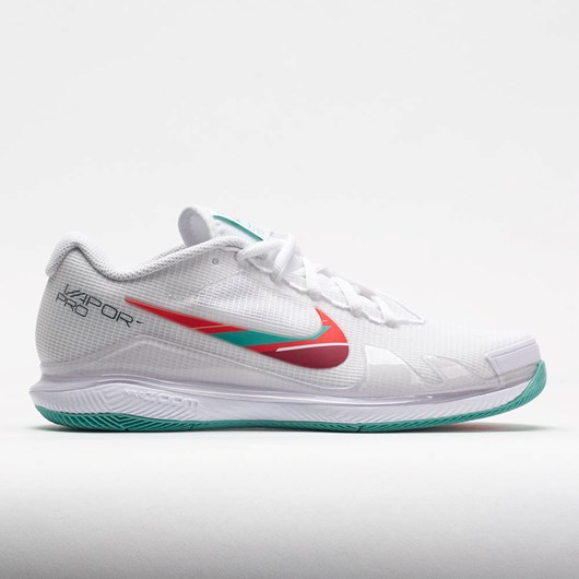 White / Washed Teal / Habanero Red Orthofeet Nike Air Zoom Vapor Pro Women\'s Tennis Shoes | ZJMXK1035