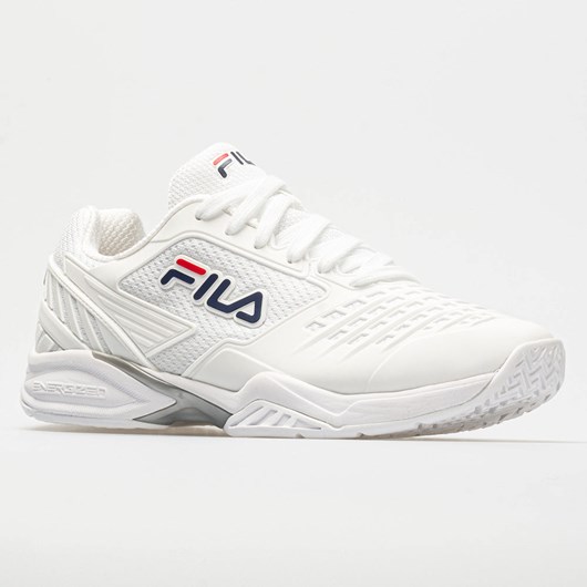 White / White / Fila Navy Orthofeet Fila Axilus 2 Energized Women's Tennis Shoes | CYUAS5974